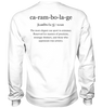 "Carambolage" Basic Sweatshirt – Eleganz & Komfort für Karambol-Liebhaber